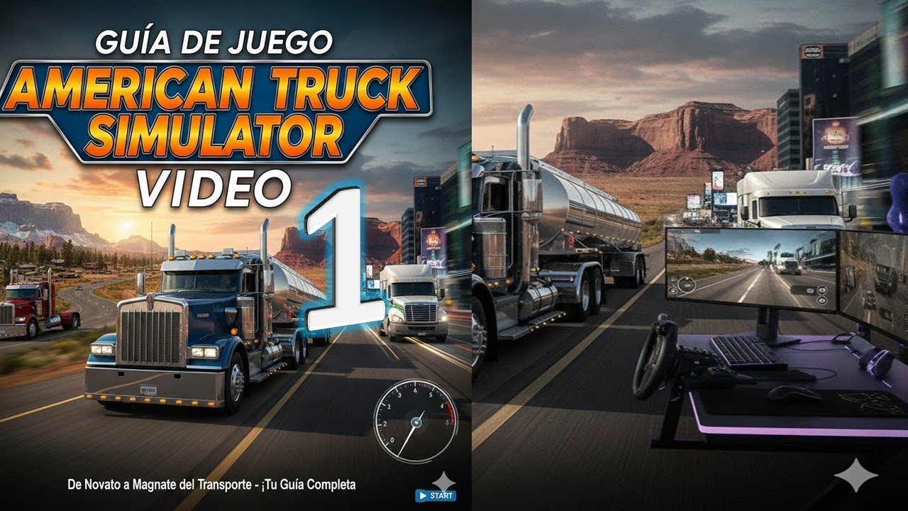 GUIA DE JUEGO AMERICAN TRUCKS SIMULATOR VIDEO 1