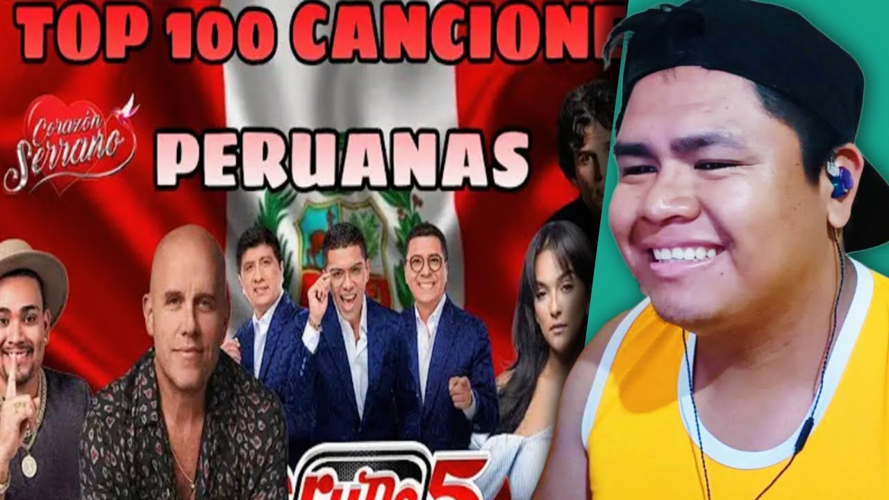 BOLIVIANO REACCIONA A TOP 100 CANCIONES PERUANAS MAS VISTAS EN YOUTUBE - NOVIEMBRE 2024