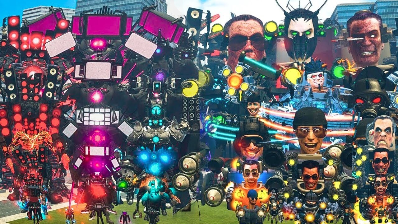 ALL SKIBIDI TOILET FINAL BOSSES ⚔️ UPGRADED TITAN TEAM | INSANE WAR – Garry’s Mod