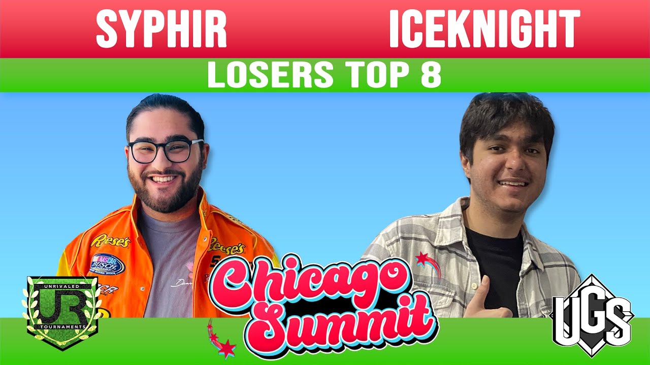 Chicago Summit - Syphir (Falco) vs IceKnight (Greninja) BRACKET STAGE - LOSERS TOP 8