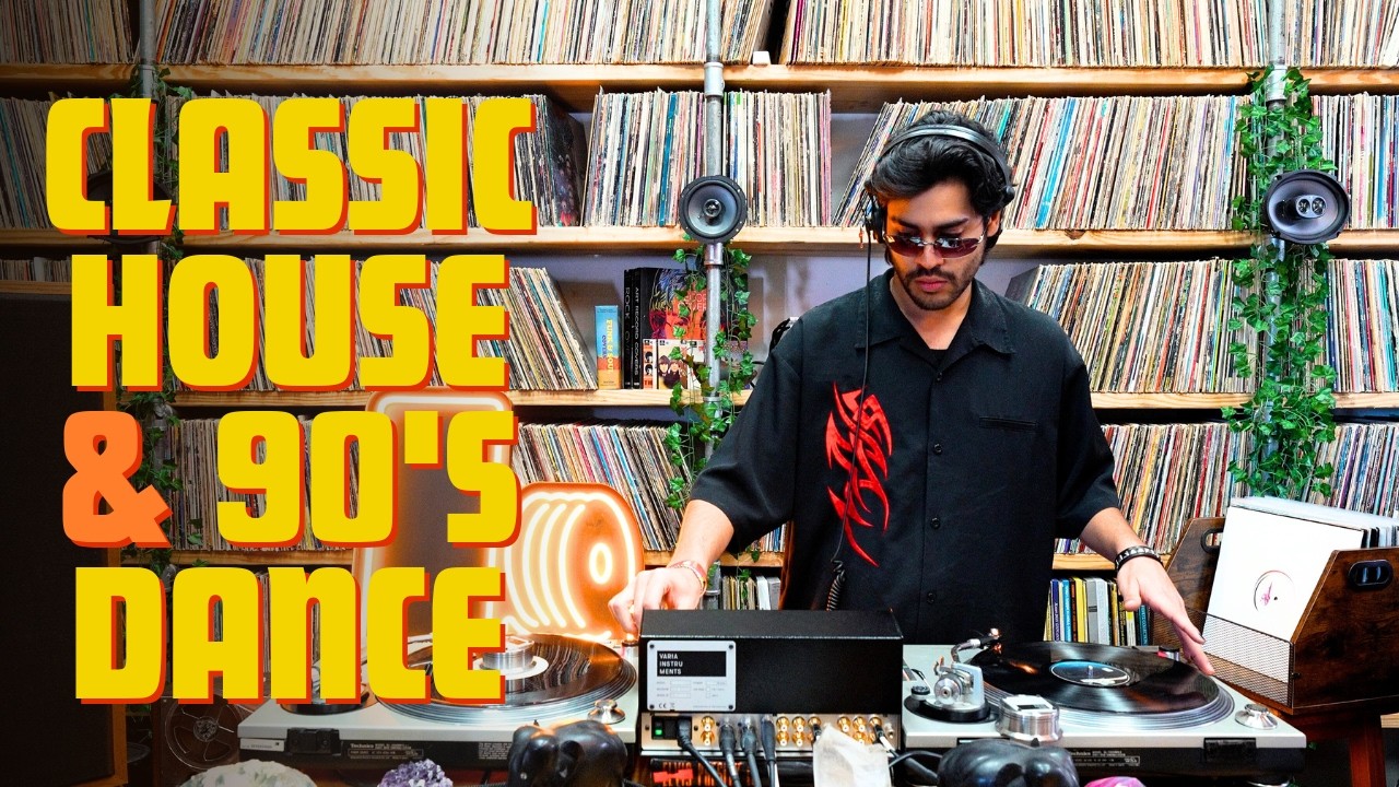 CLASSIC HOUSE & 90s DANCE Vinyl Set - DJ Mendoza at Lulo Records Miami