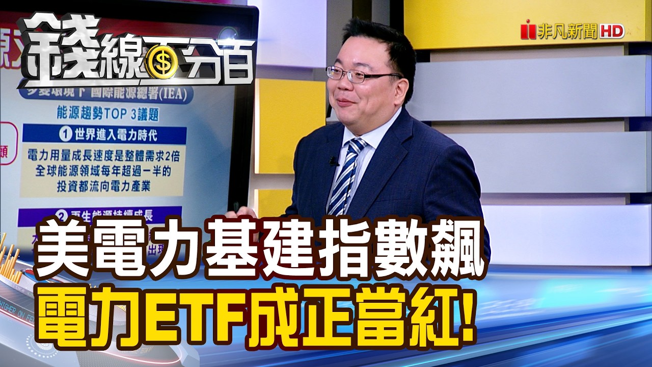 《美電力基建指數飆 電力ETF成正當紅!》【錢線百分百】20260205-4│非凡財經新聞│