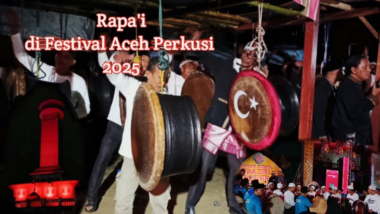 RAPA&rsquo;I PASE DAN RAPA&rsquo;I RUKOH RAMAIKAN MALAM FESTIVAL ACEH PERKUSI 2025 #rapai #aceh #seni
