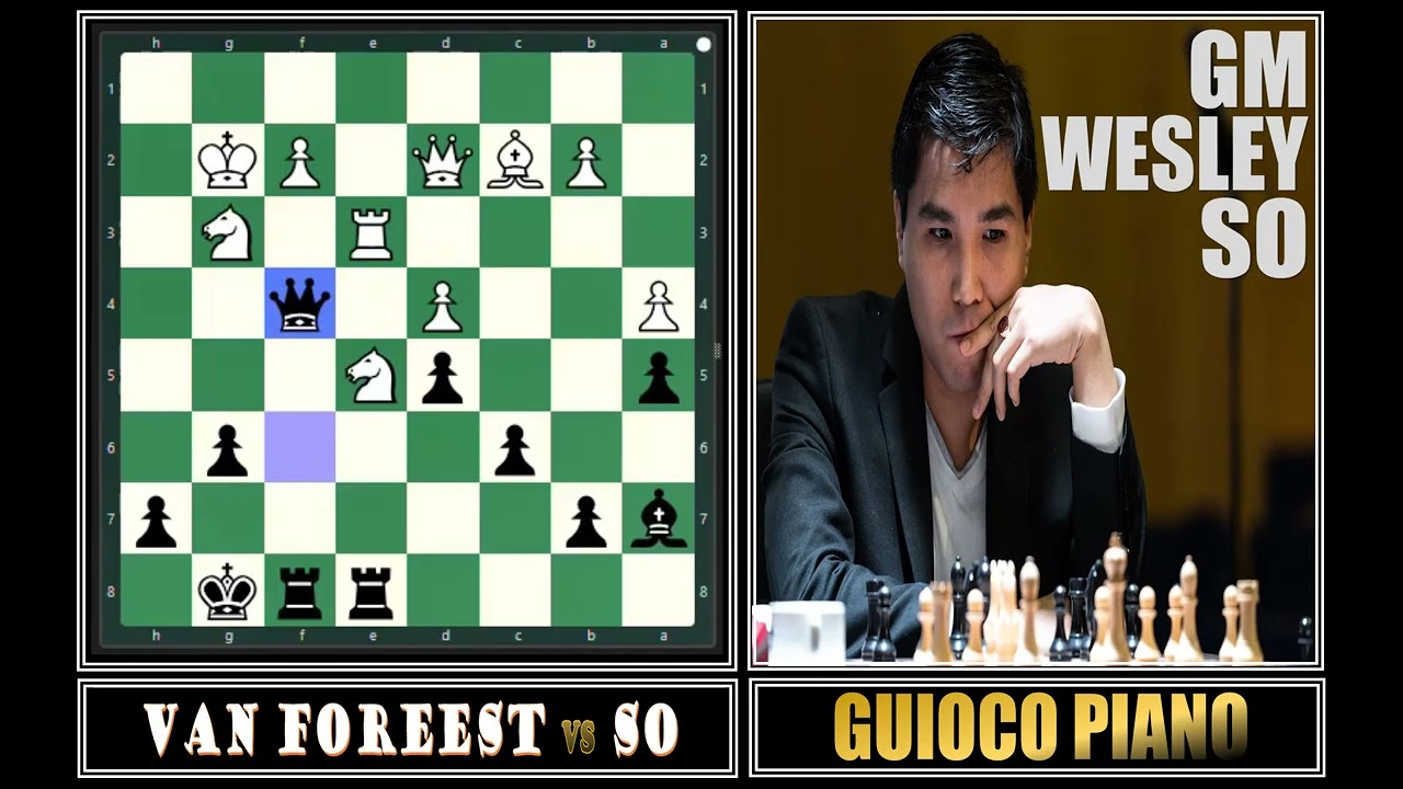 Chess Review: Gm Wesley So - Guioco Piano Opening #chess