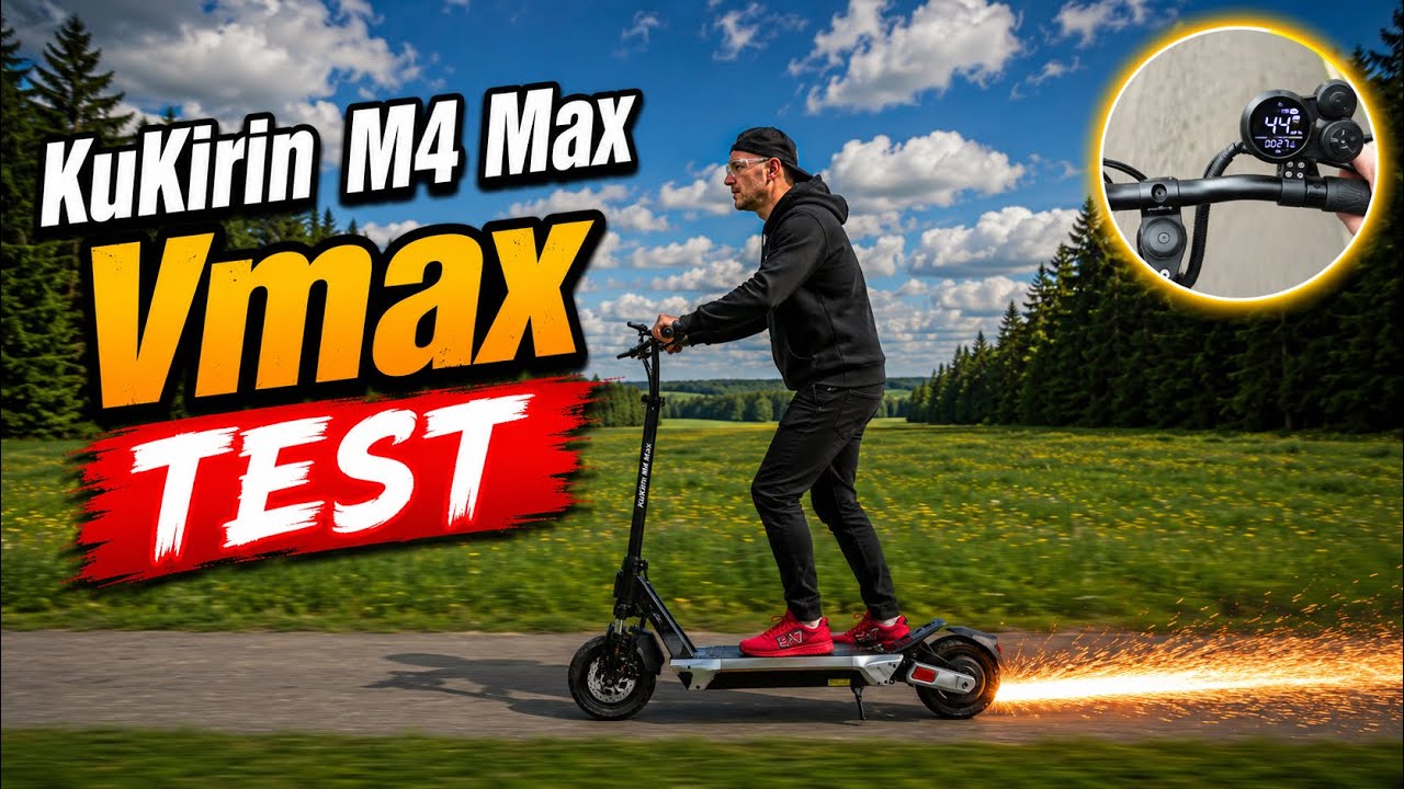 🔥 KUKIRIN M4 MAX VMAX TEST ⚡ ILE TO NAPRAWDĘ POJEDZIE?! 😲🔥