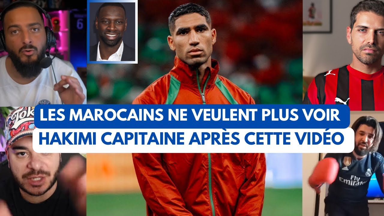 🚨😡LES MAROCAINS DÉZINGUENT HAKIMI APRÈS CETTE VIDÉO AVEC OMAR SY 🇸🇳LA VEILLE DE LA FINALE !