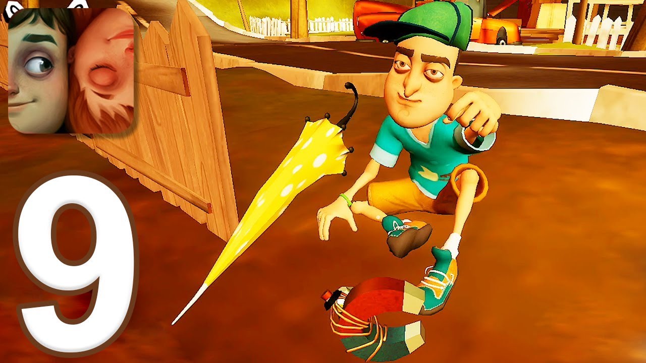 Hello Neighbor Hide & Seek Mobile — Прохождение игрового процесса, часть 9 — Все ошибки (iOS)