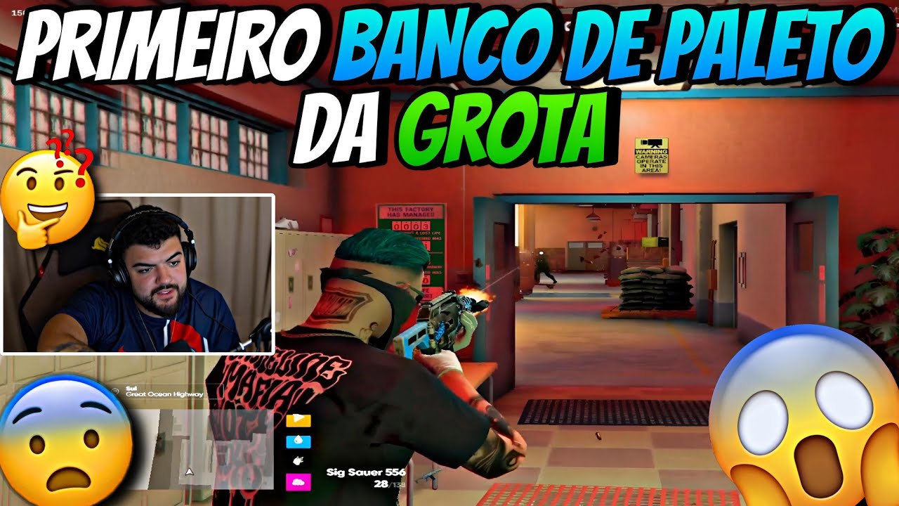 PRIMEIRO BANCO DE PALETO DA GROTA🔥 FOI A GROTA CONTRA O BOPE?😱 | COMPLEXO CLIPES