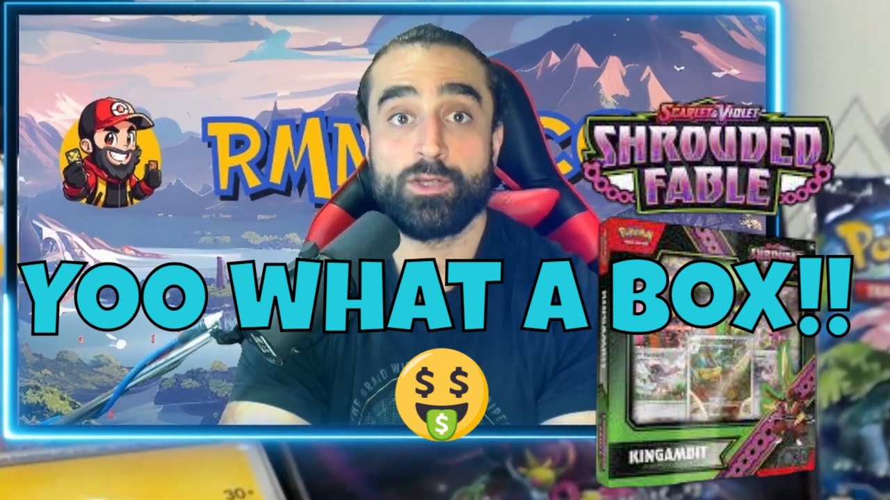 Opening up the NEW KingGambit Premium Collection from the #shroudedfable series #pokemonpacks