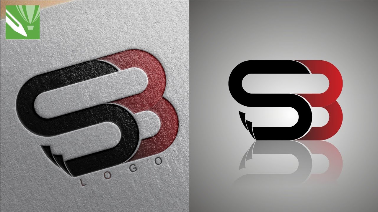 Custom Logo Design | Letter SB Logo Design in CorelDRAW Tutorial