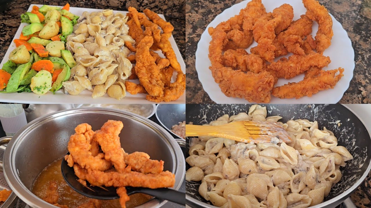 الوجبة لديرا حالة فالمغرب  chicken fingers كيموت عليها لكبار وصغار