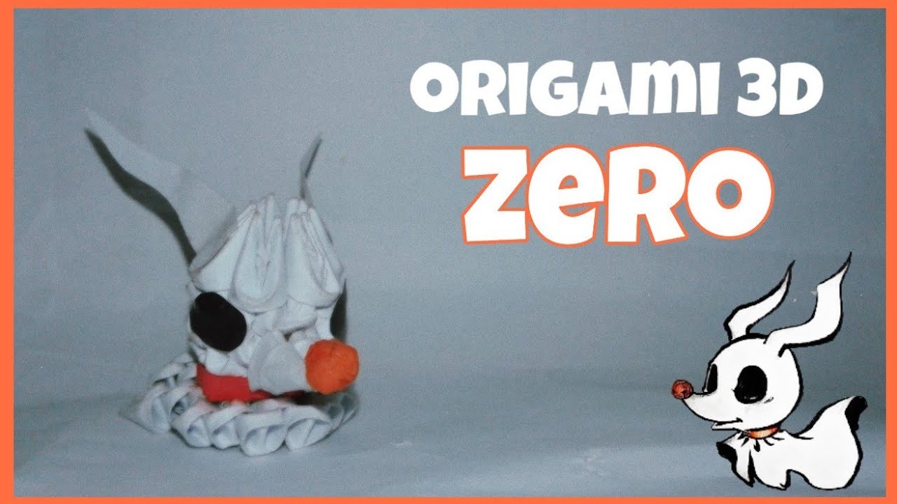 Como hacer a mini Zero en origami 3D | Carol Sandoval