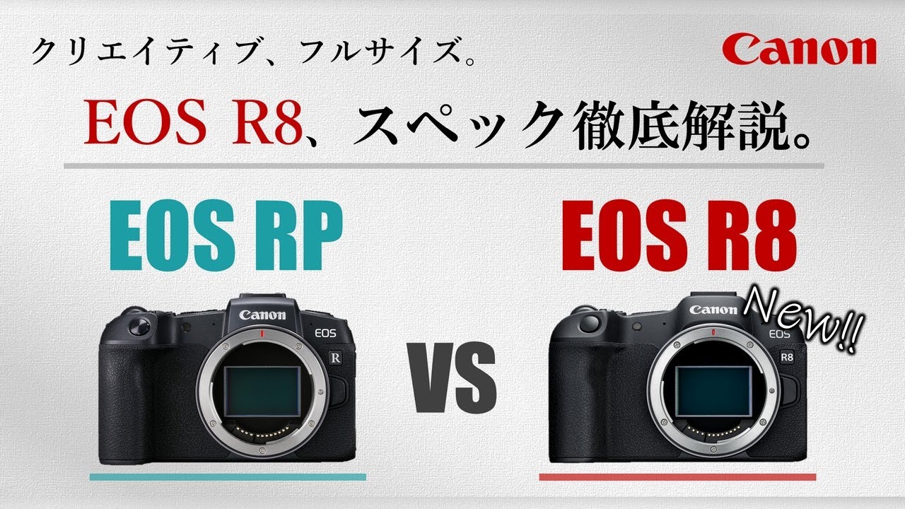 [Canon EOS R8] Подробное описание EOS R8! Чем она отличается от текущей модели EOS RP?