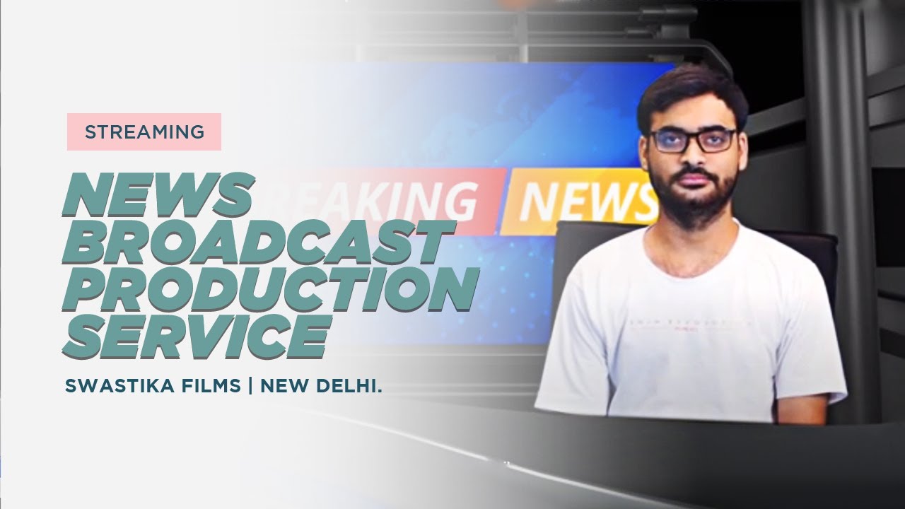 News Broadcast Production Service | News TV Studio Set | Swastika Films.