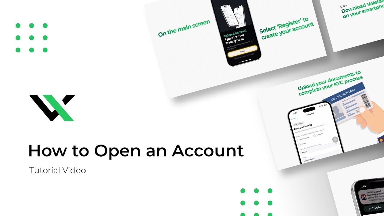 How To Open And Verify Trading Account With Valetax