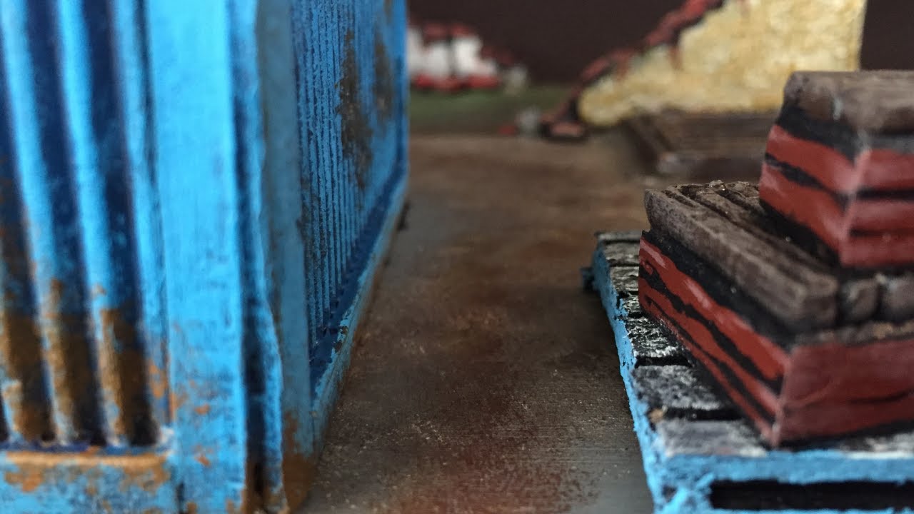 Zombie Apocalypse Terrain -  Warehouse Yard   Episode 109: Nugget's Dungeon Terrain
