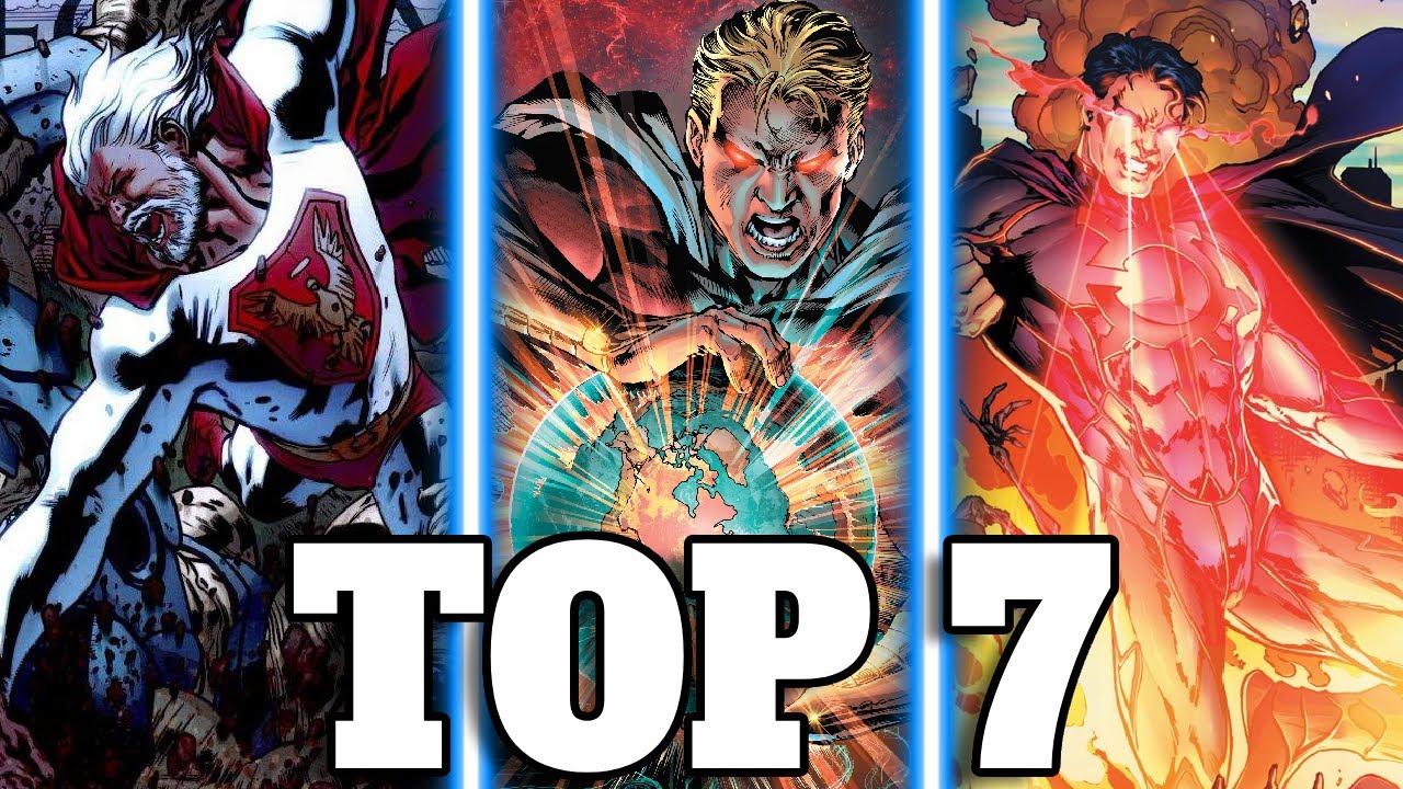 Top 7 nejmocnějších postav inspirovaných Supermanem