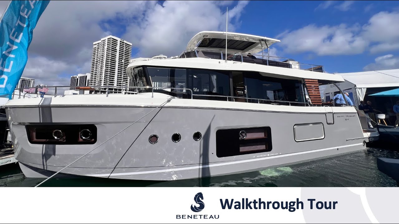 NEW Swift Trawler 54 Walkthrough Tour at Miami Debut