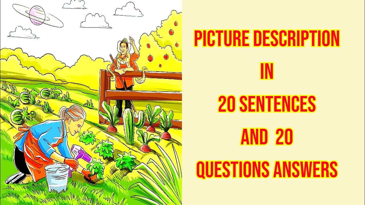 Farm Scene  Picture Description | English Practice for Beginners ⭐⭐ Picture Composition