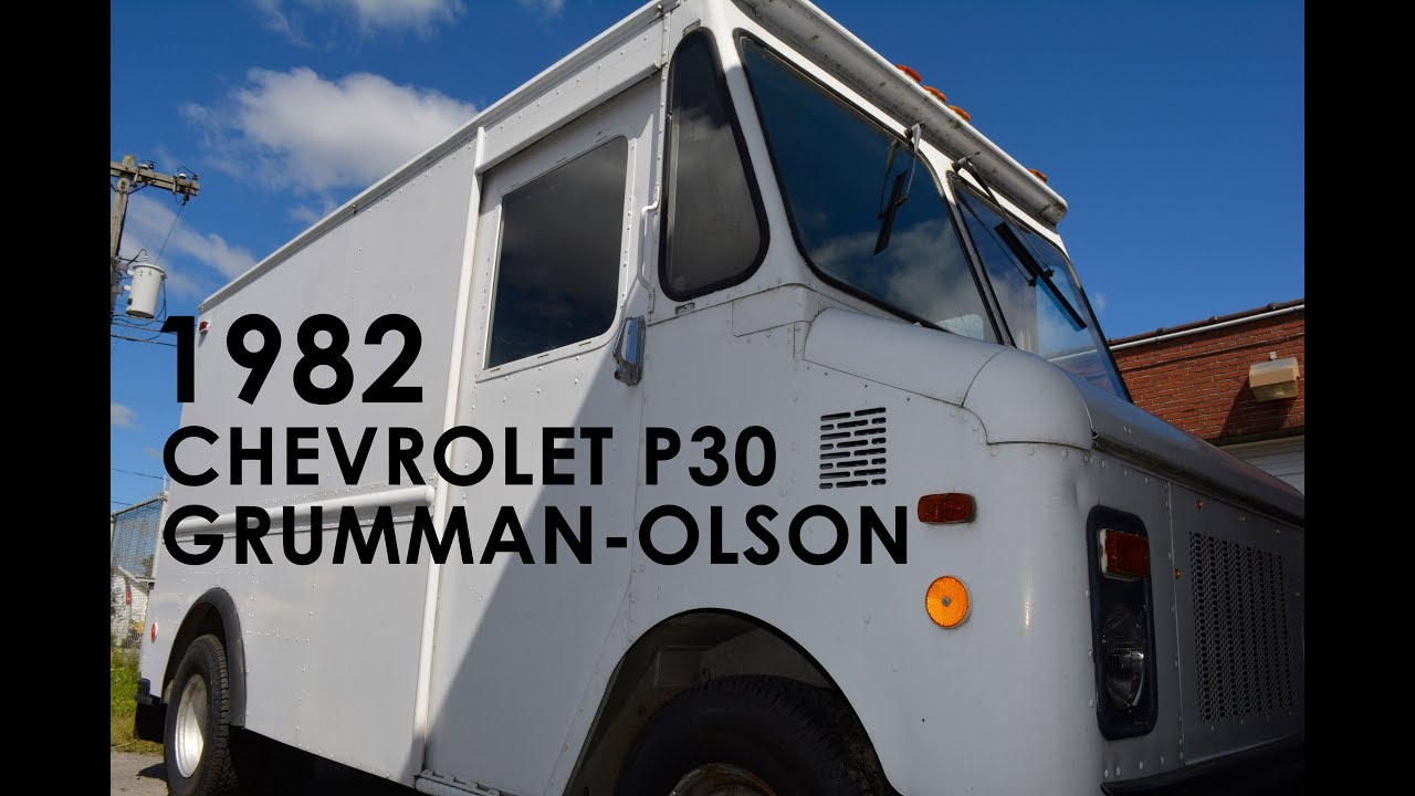 1982 Chevy P30 Step Van Grumman Olson 4.8L 292 Inline 6