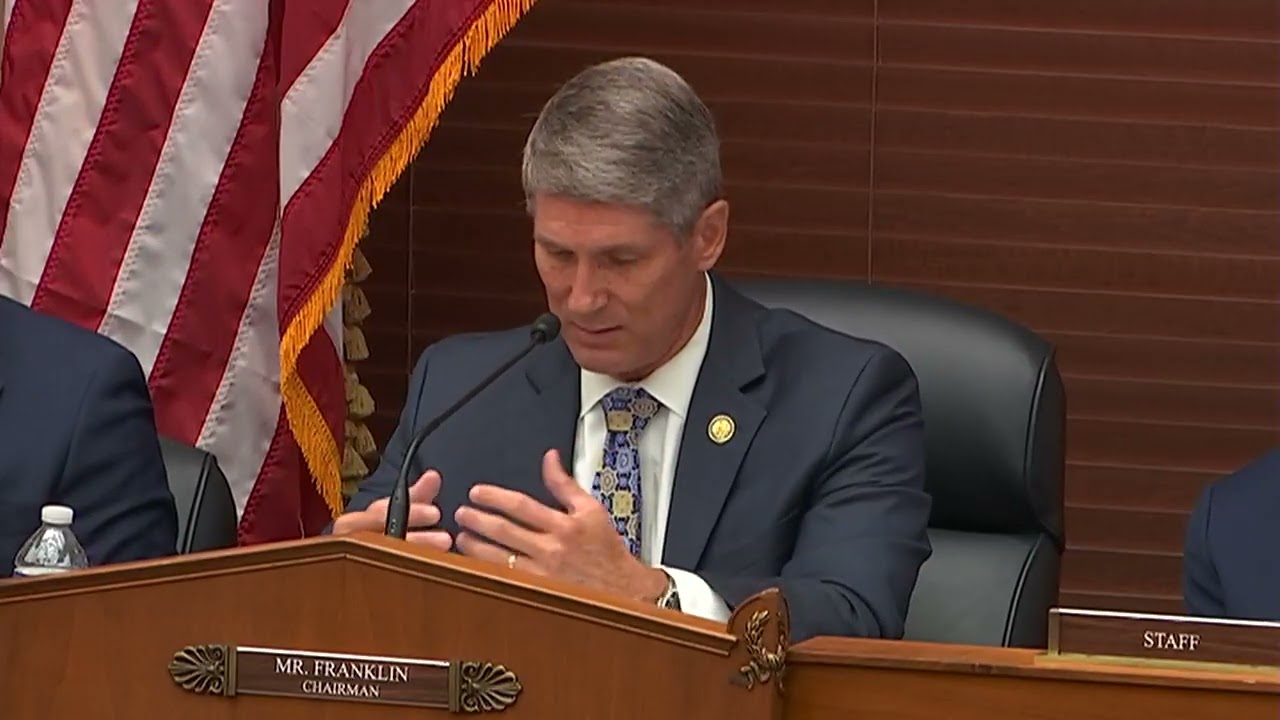 Rep. Franklin Questions Witnesses on Harnessing Technologies to Enhance Weather Forecasting