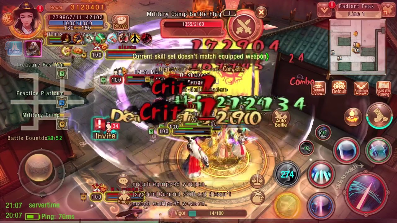 Age of wushu dynasty guild war and synthesize DRAGON CLOAK SHADOW SUPERIOR