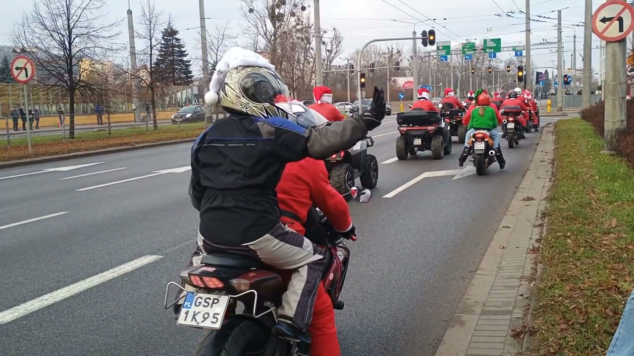1/2. Mikołaje na motocyklach. Gdynia 07.12.2025