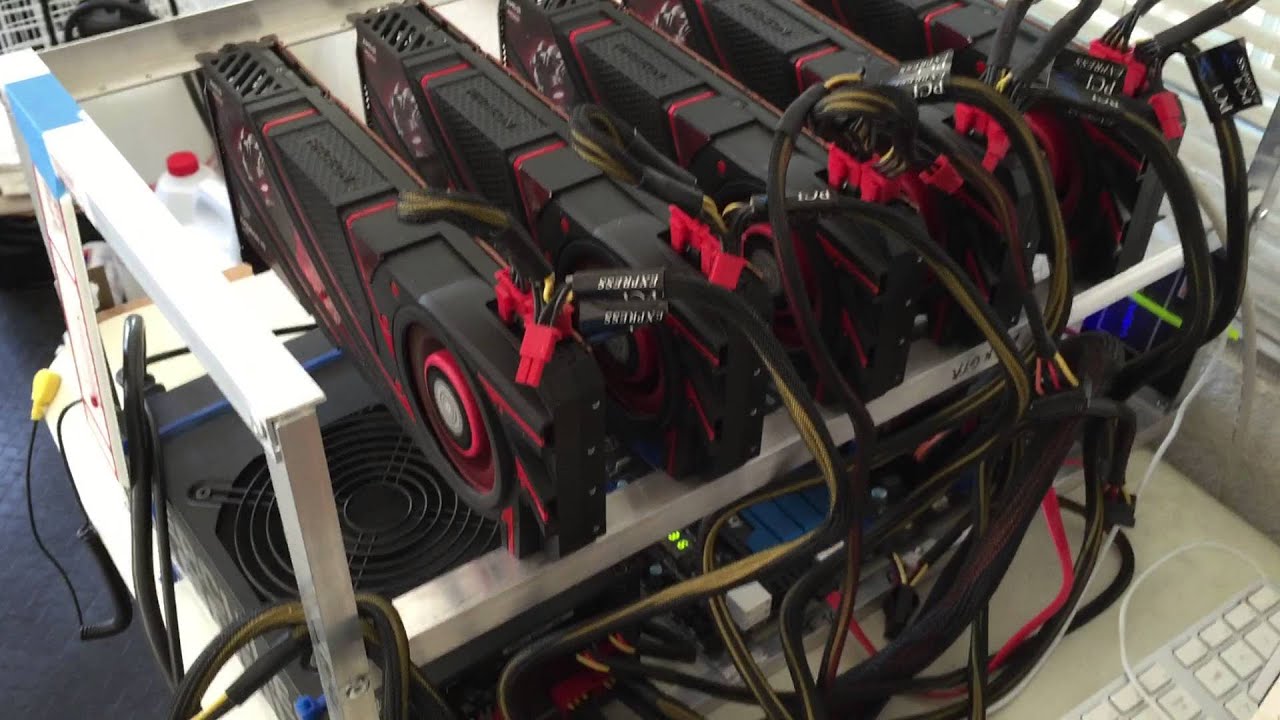 22 MH/S GPU mining rig X11 algo