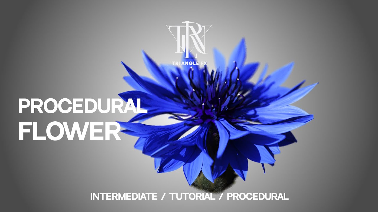 HOUDINI TUTORIAL | Procedural Flower part 2