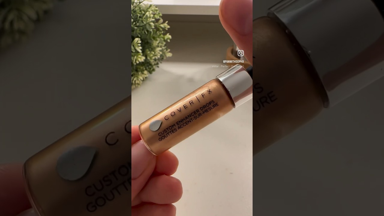 CoverFX Customer Enhancer Drops Drops - Rose Gold 🏵️ #coverfx #makeup #beauty