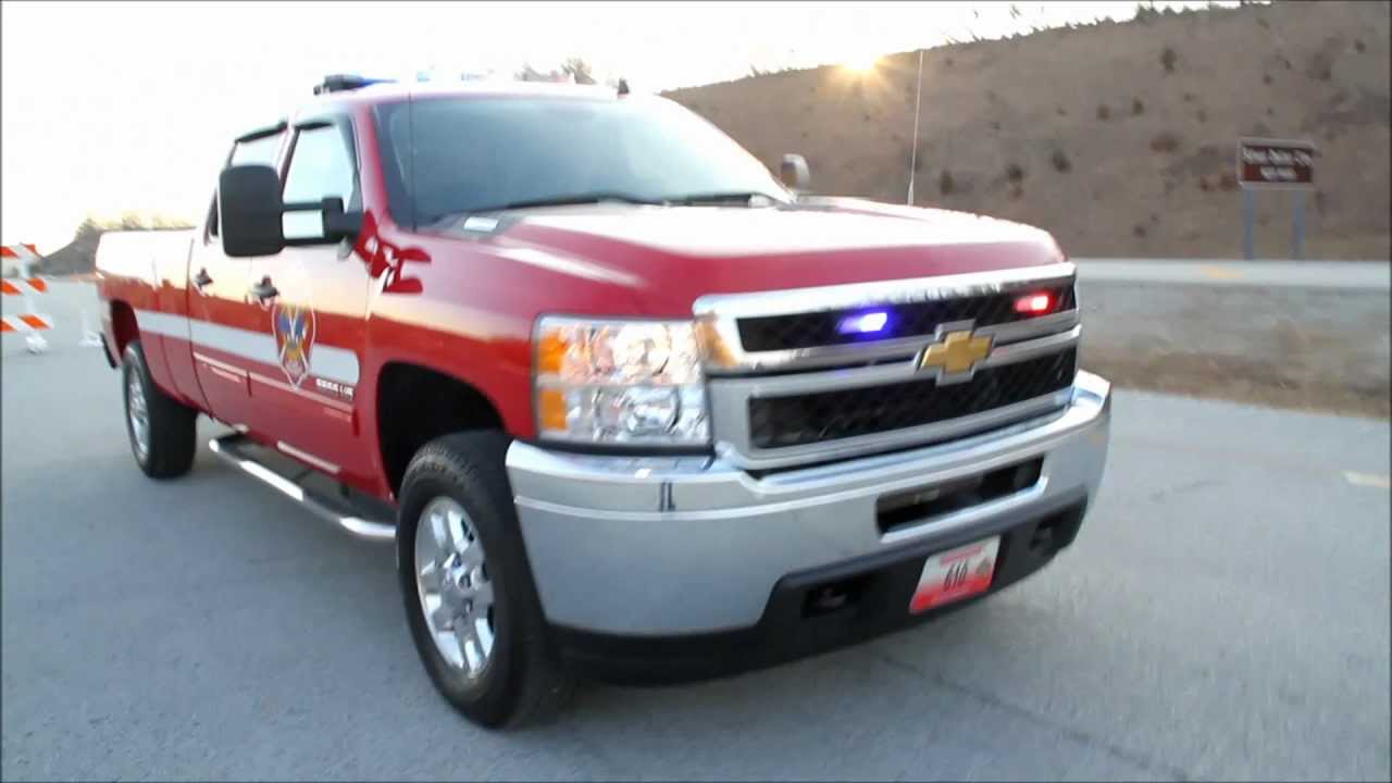 The Rumbler Siren Demonstration - SSCFPD Silverado 3500 HD