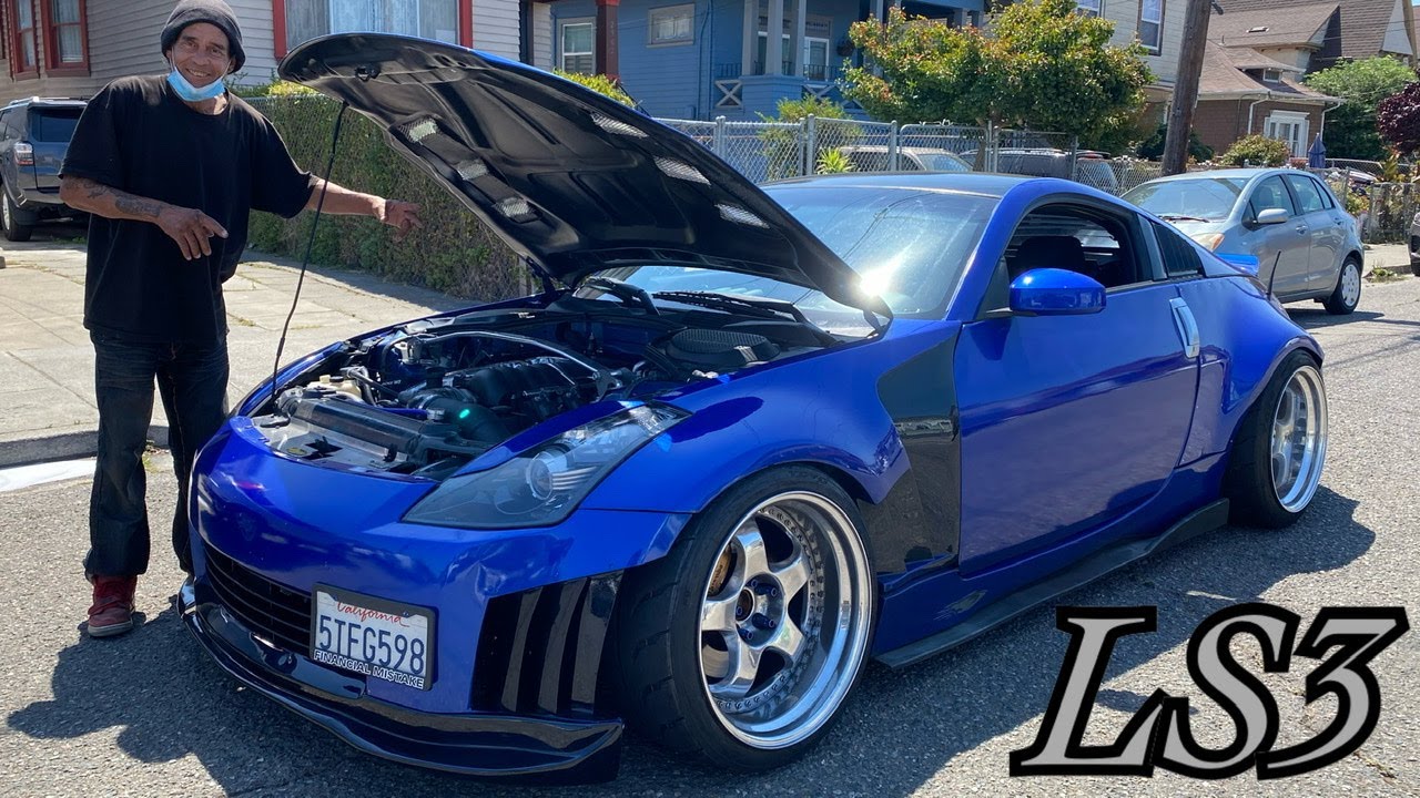 Muscle Car Loving Dad Rides in V8 Powered Japanese Car