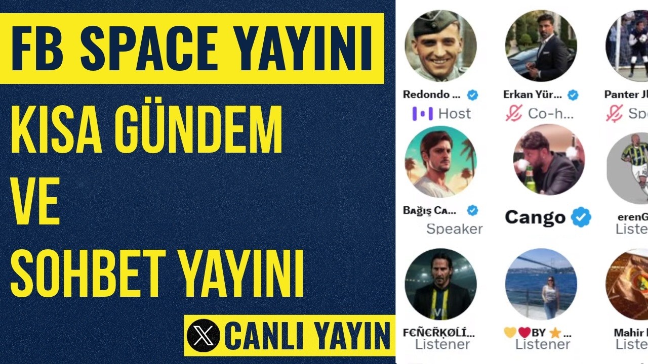 Konuğumuz Ahmet &Ccedil;akar |  Fenerbah&ccedil;e Space Odası