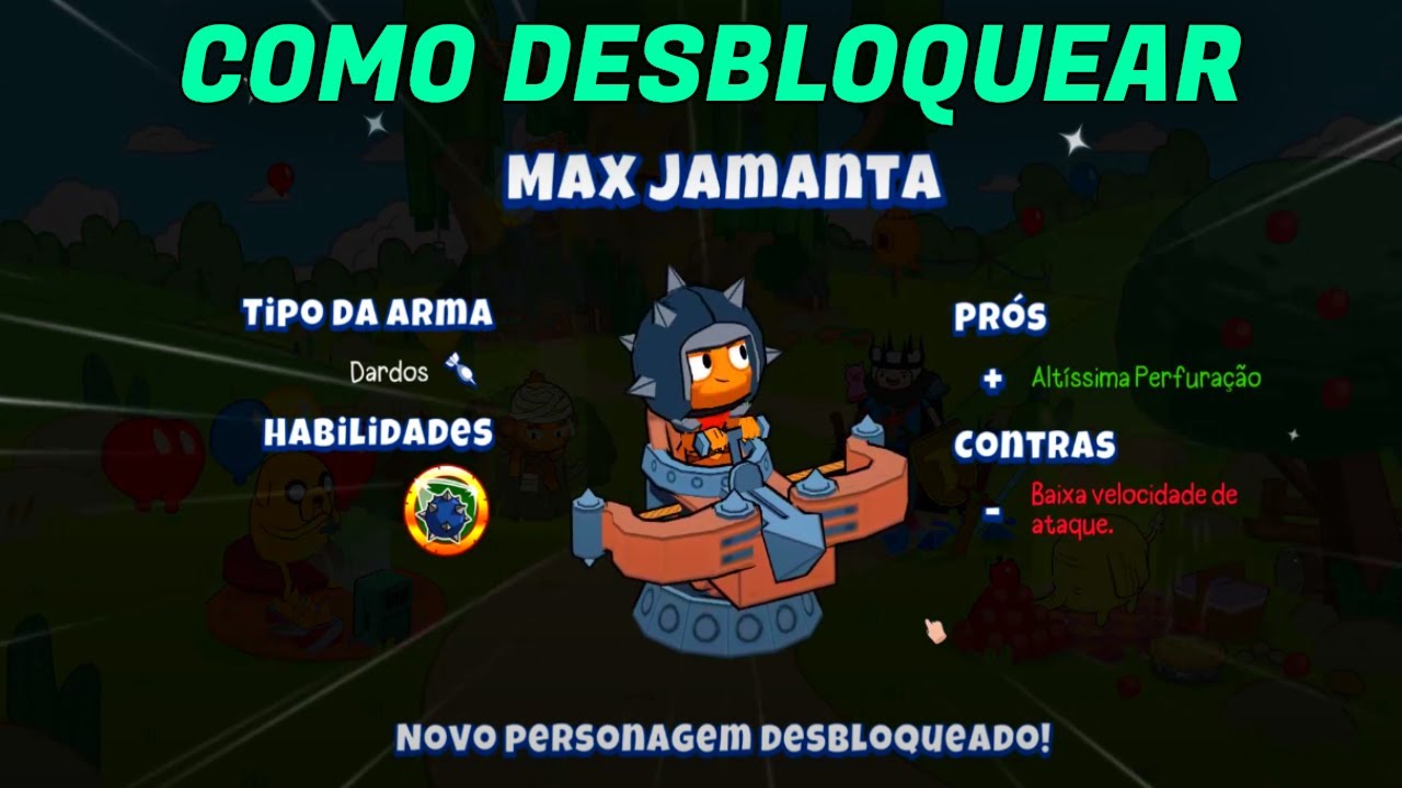 BLOONS ADVENTURE TIME - COMO DESBLOQUEAR MAX JAMANTA!