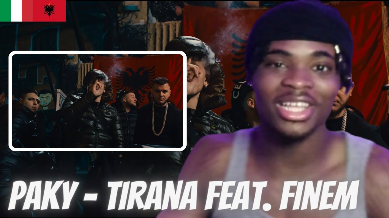 Paky - Tirana feat. Finem (Official Video) | Italian Drill (REACTION!!!) #PAKY #finem #tirana