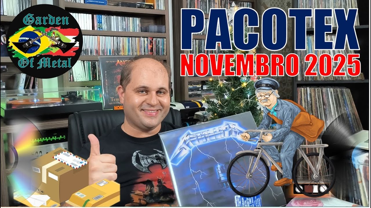 Garden of Metal #085 | Pacotex Novembro 2025 (Aquisições) #coleçãodecds #colecionadoresdevinil
