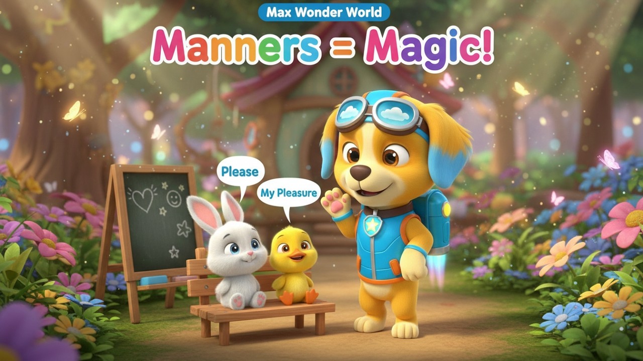 Max Wonder Patrol Magic Manners & Respect for Kids 🌟🐾