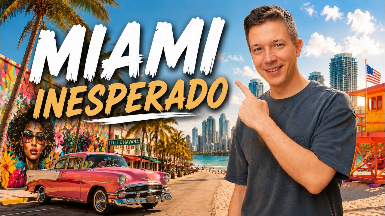 7 lugares MÁGICOS de MIAMI | Frita cubana, catamaranes, arte callejero y las calles de Miami Vice