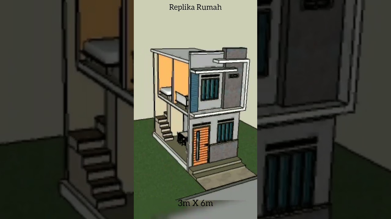 Rumah 3x6 Meter | Rumah Kecil Tapi Dalamnya Lengkap