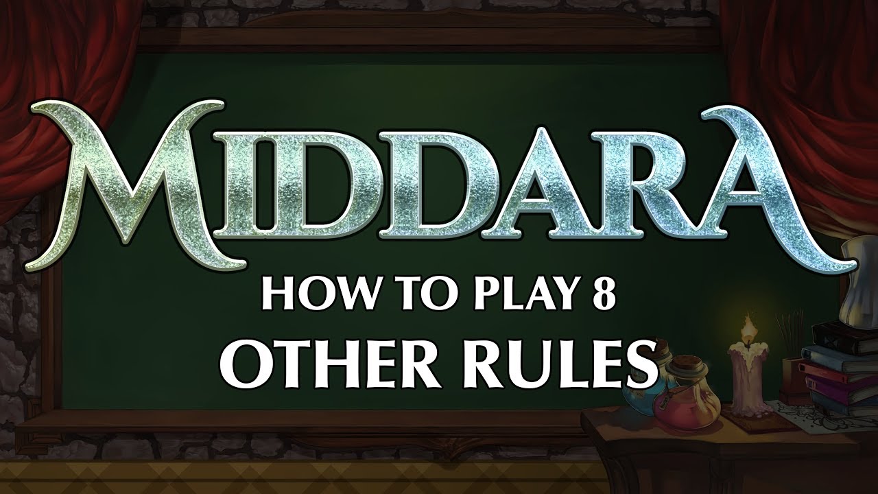 Middara How To Play 8 - Other Rules