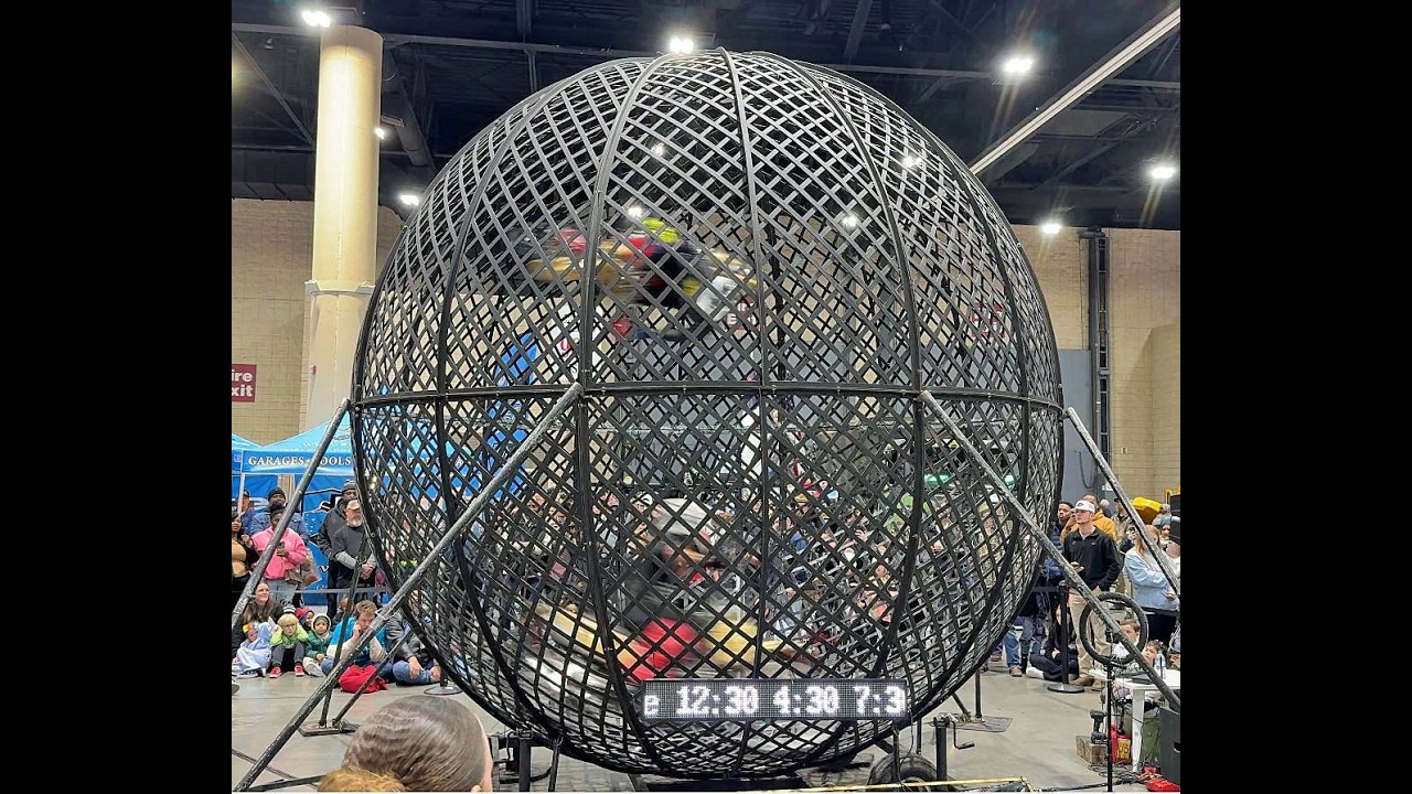 Dirt Bike Globe of Death