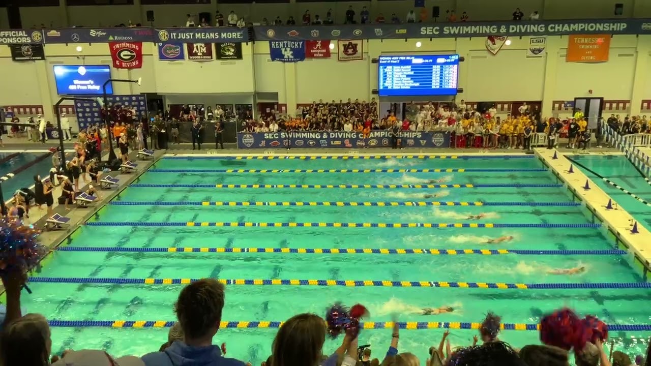 2023 SEC Finals Day 5 - W 400 FR Relay H2