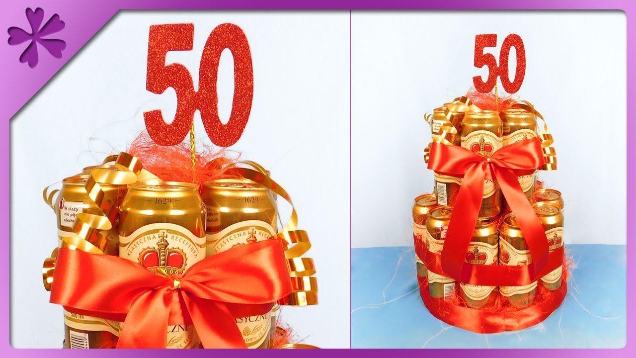DIY Jak zrobić tort z piwa, prezent na Dzień Ojca - Na szybko #492