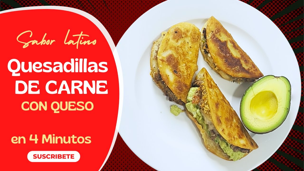Quesadillas de carne con queso: ¡fáciles, jugosas y llenas de sabor!