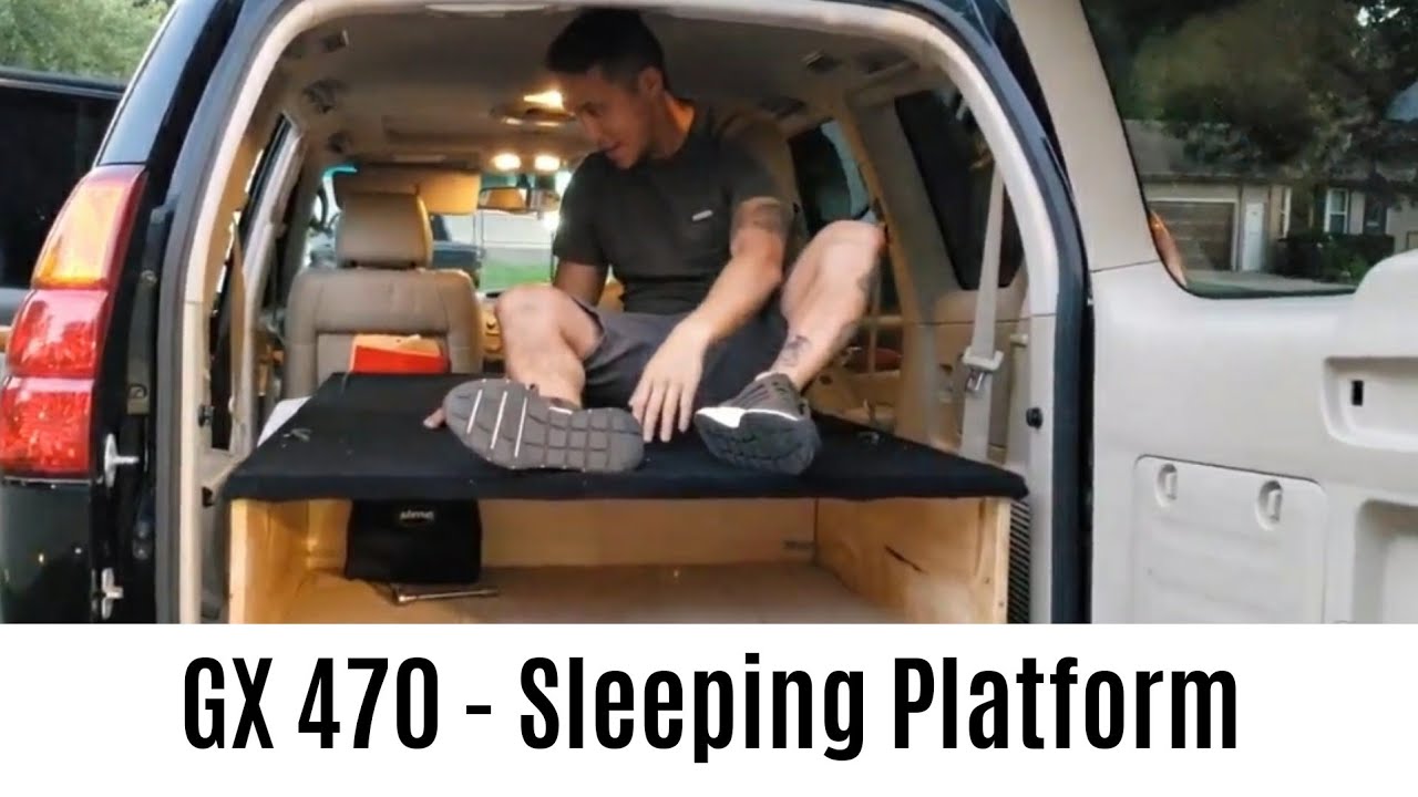Lexus GX470 sleeping platform