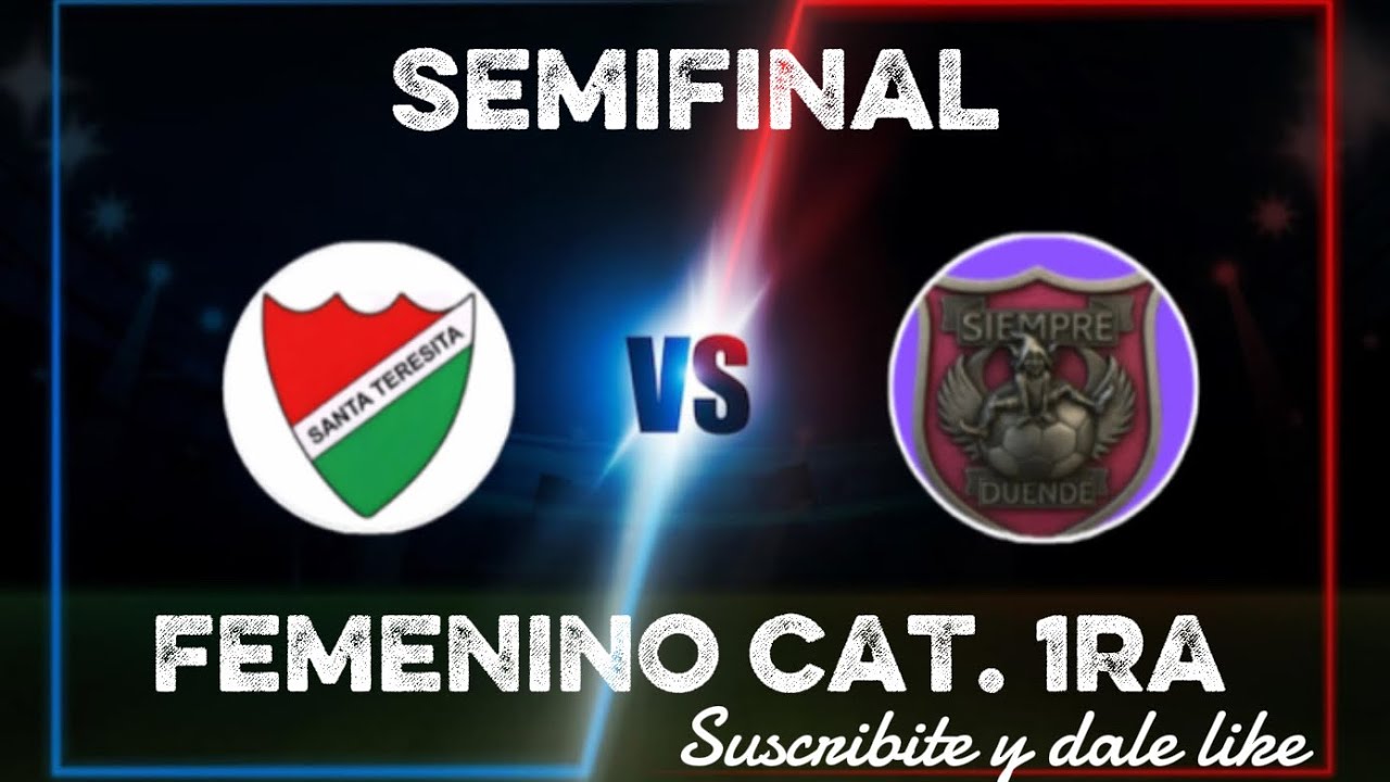 Semifinal , Partidaso ! Duendecitas vs sta. Teresita 1er tiempo cat 1ra 