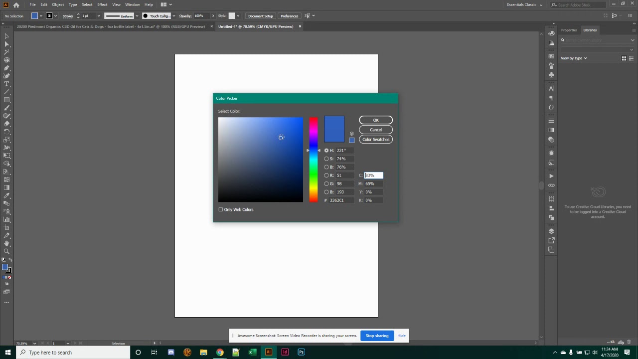 My Quick Cheat for Choosing Safe Colors for Print in Adobe Illustrator, InDesign & Photoshop
