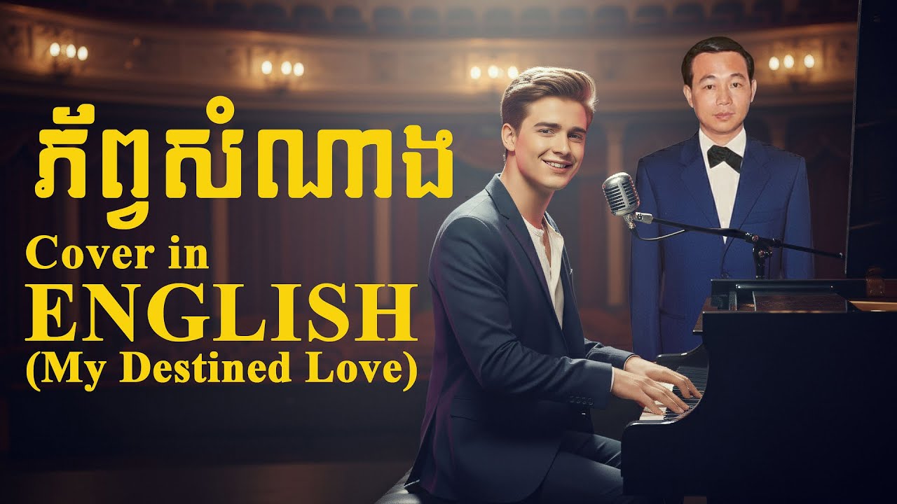 ភ័ព្វសំណាង (My Destined Love) - Classic Khmer Song Cover in English Original by Sin Sisamuth #music