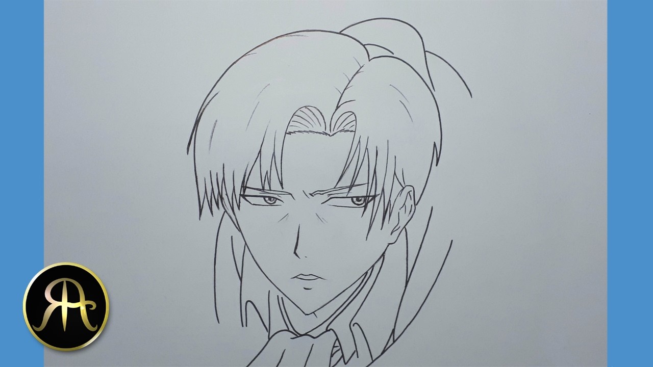 How to draw Levi Ackerman | Attack on titan | Step by step tutorial | Easy anime drawing