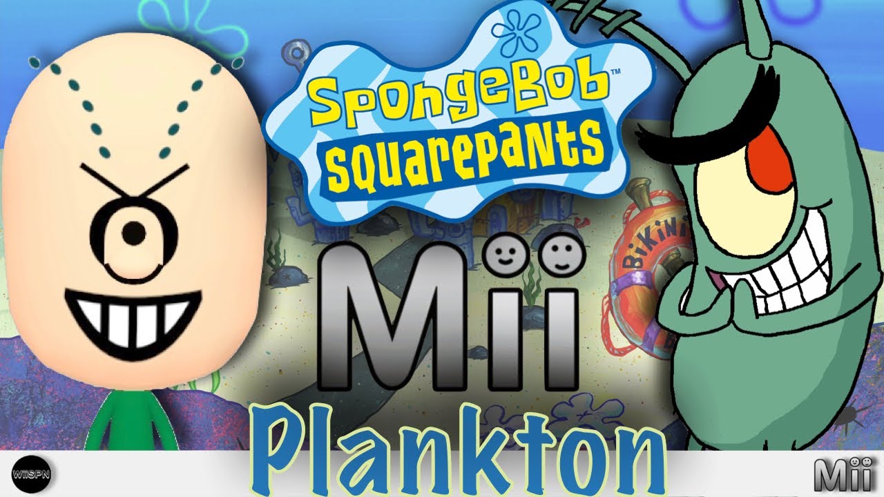 Plankton Mii Spongebob Squarepants